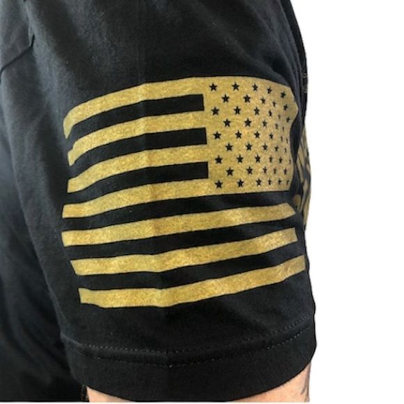 NWOT Grunt Style Pledge of Allegiance tee, black, sz L - Picture 4 of 6